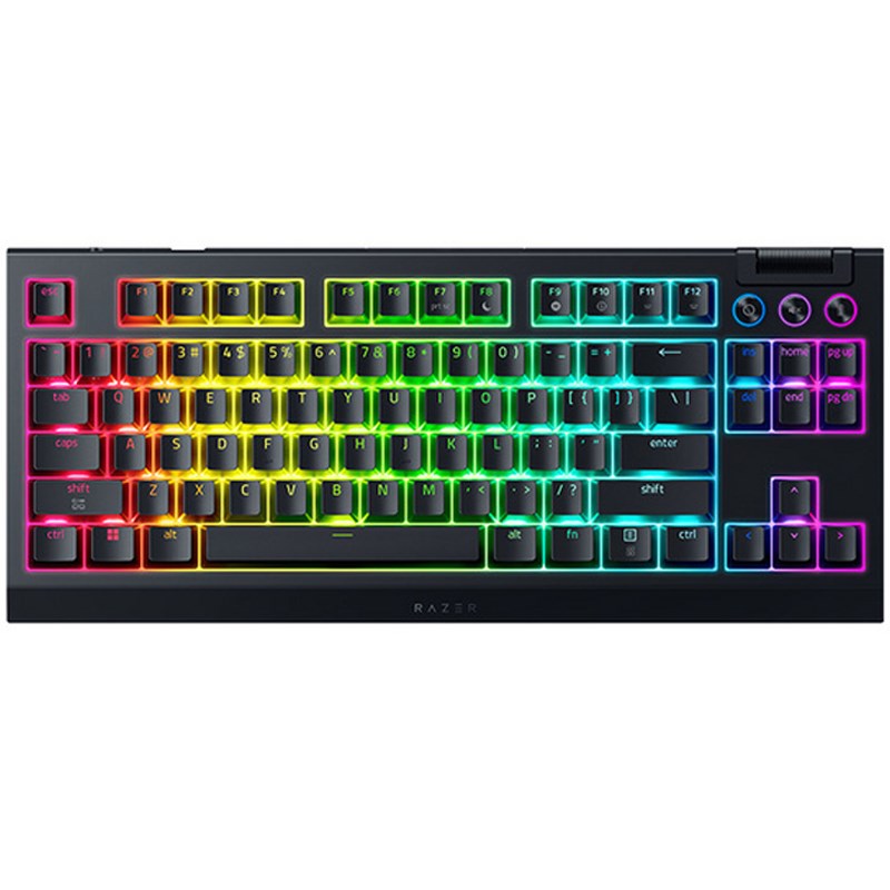 Razer BlackWidow V4 Tenkeyless HyperSpeed Wireless Hot-swappable Gaming Keyboard - Black Razer BlackWidow V4 Tenkeyless HyperSpeed Wireless Hot-swappable Gaming Keyboard - Black